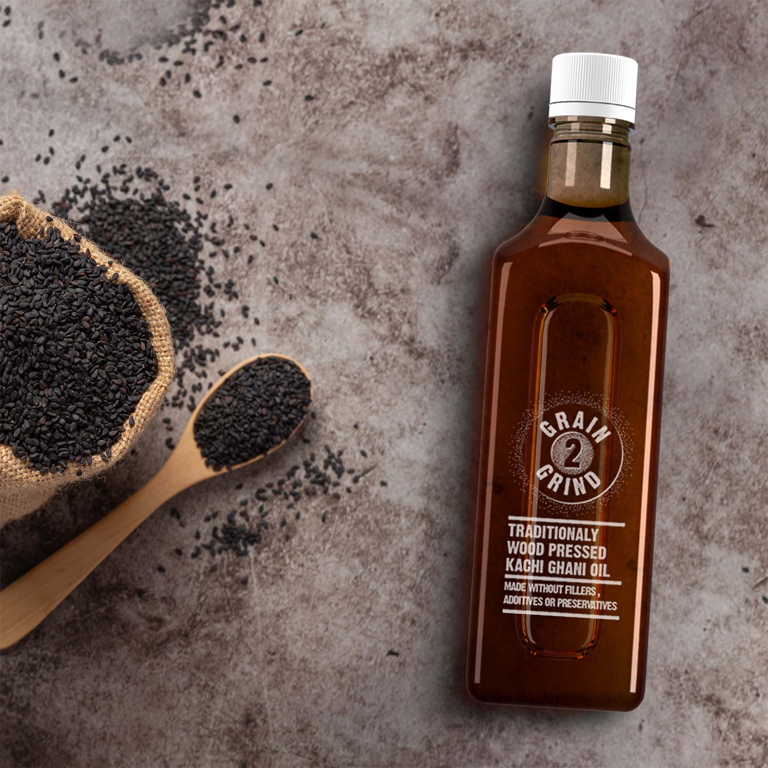 Cold Pressed Black Sesame Oil